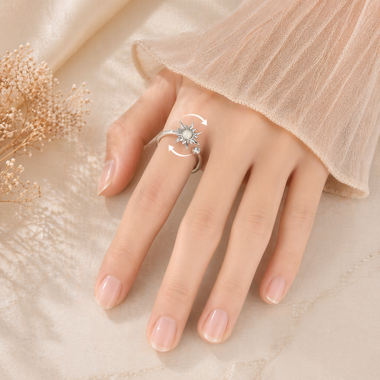 Bague Anti-Stress Ajustable Femme